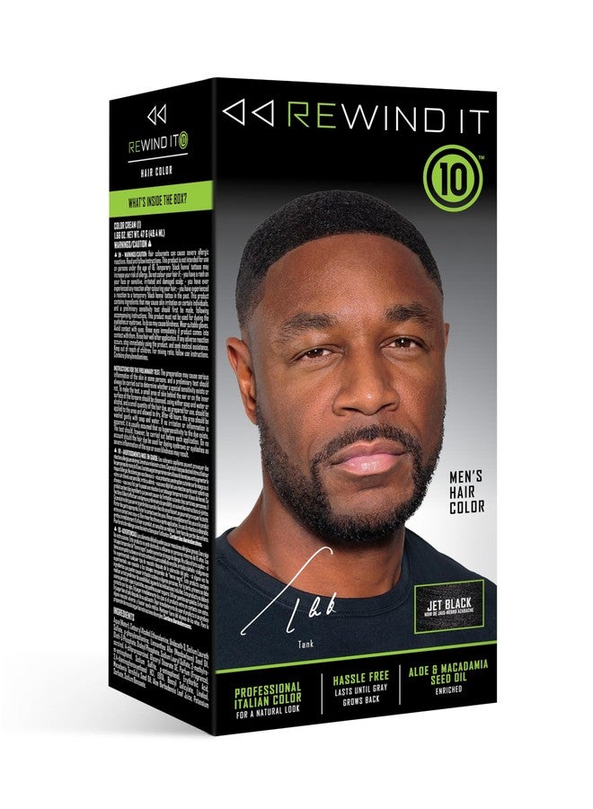REWIND IT 10 Jet Black Men's Hair Color - Image 1